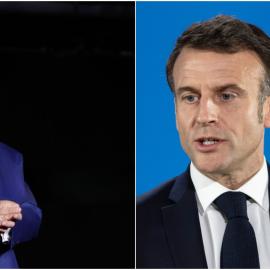 Εμανουέλ Μακρόν και Τραμπ