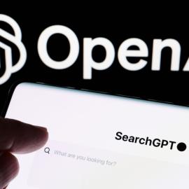 Λογότυπο OpenAI και SearchGPT