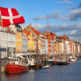 Δανέζικη σημαία Κοπεγχάγη