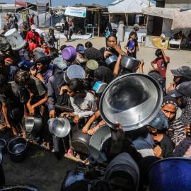 Πλήθος στη Γάζα