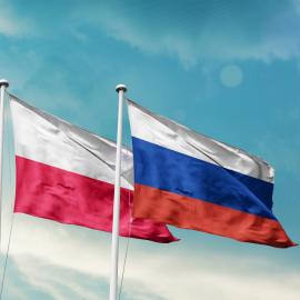 Σημαίες Πολωνίας Ρωσίας