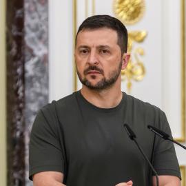 Βολοντιμίρ Ζελένσκι στο βήμα