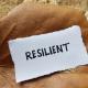 Χαρτί με λέξη resilient