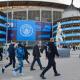 Οπαδοί στο Etihad Stadium