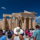 Τουρίστες στον Παρθενώνα